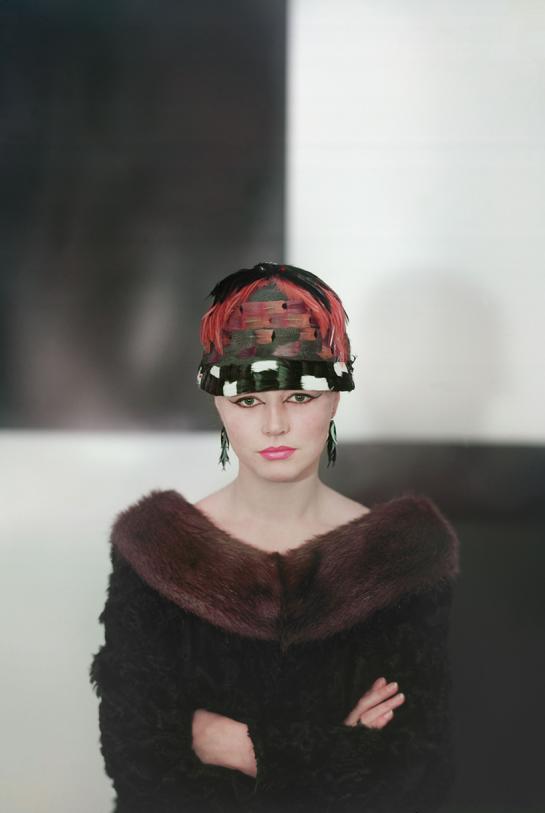 CLAIRE AHO © www.claireaho.com aho & soldan photo london paris photo colour photography 1960 finland woman fur hat